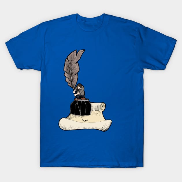 Feather & hourglass T-Shirt by LucyNuzit